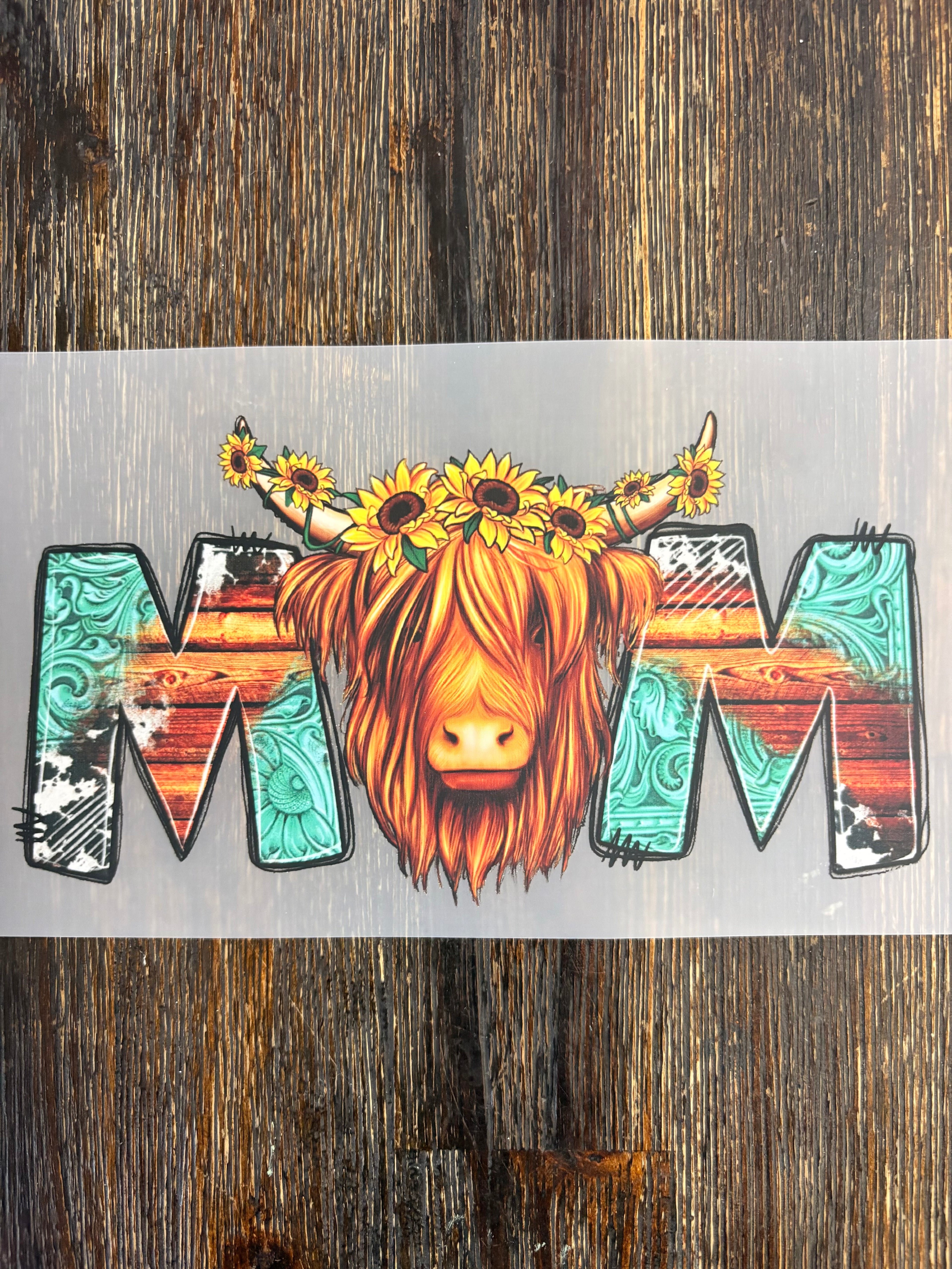 Highland Cow DTF Transfers