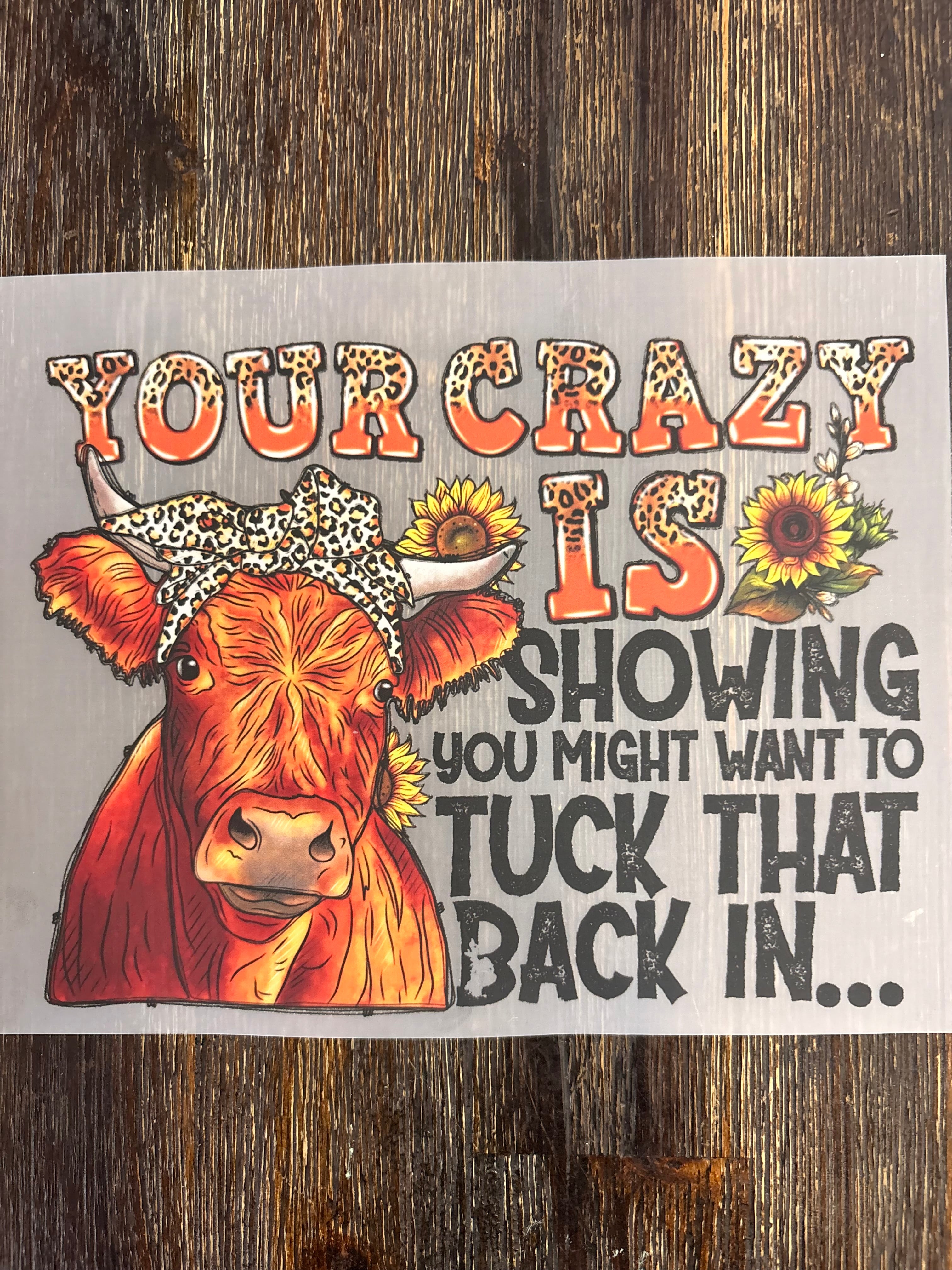 Highland Cow DTF Transfers