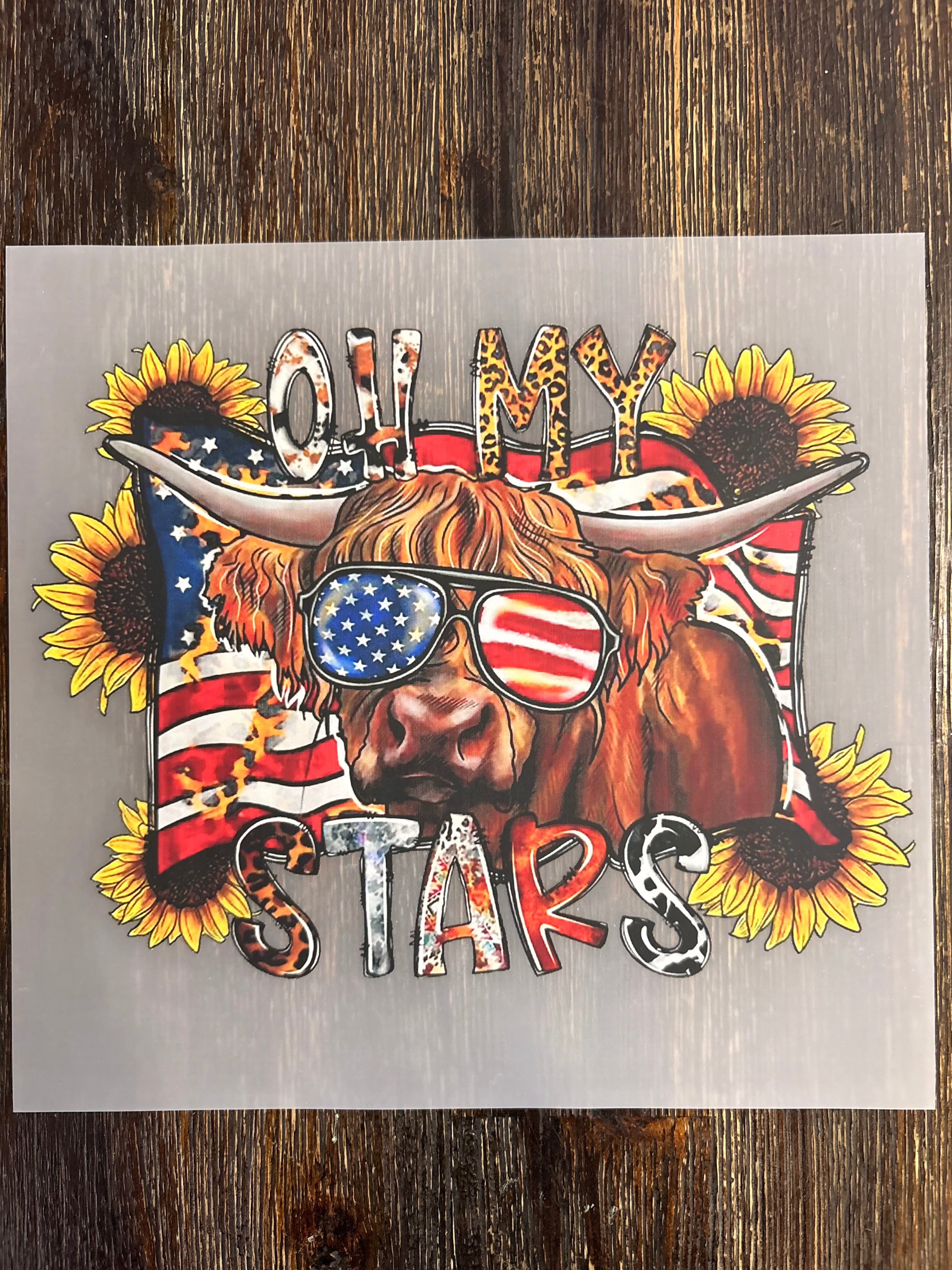 Highland Cow DTF Transfers