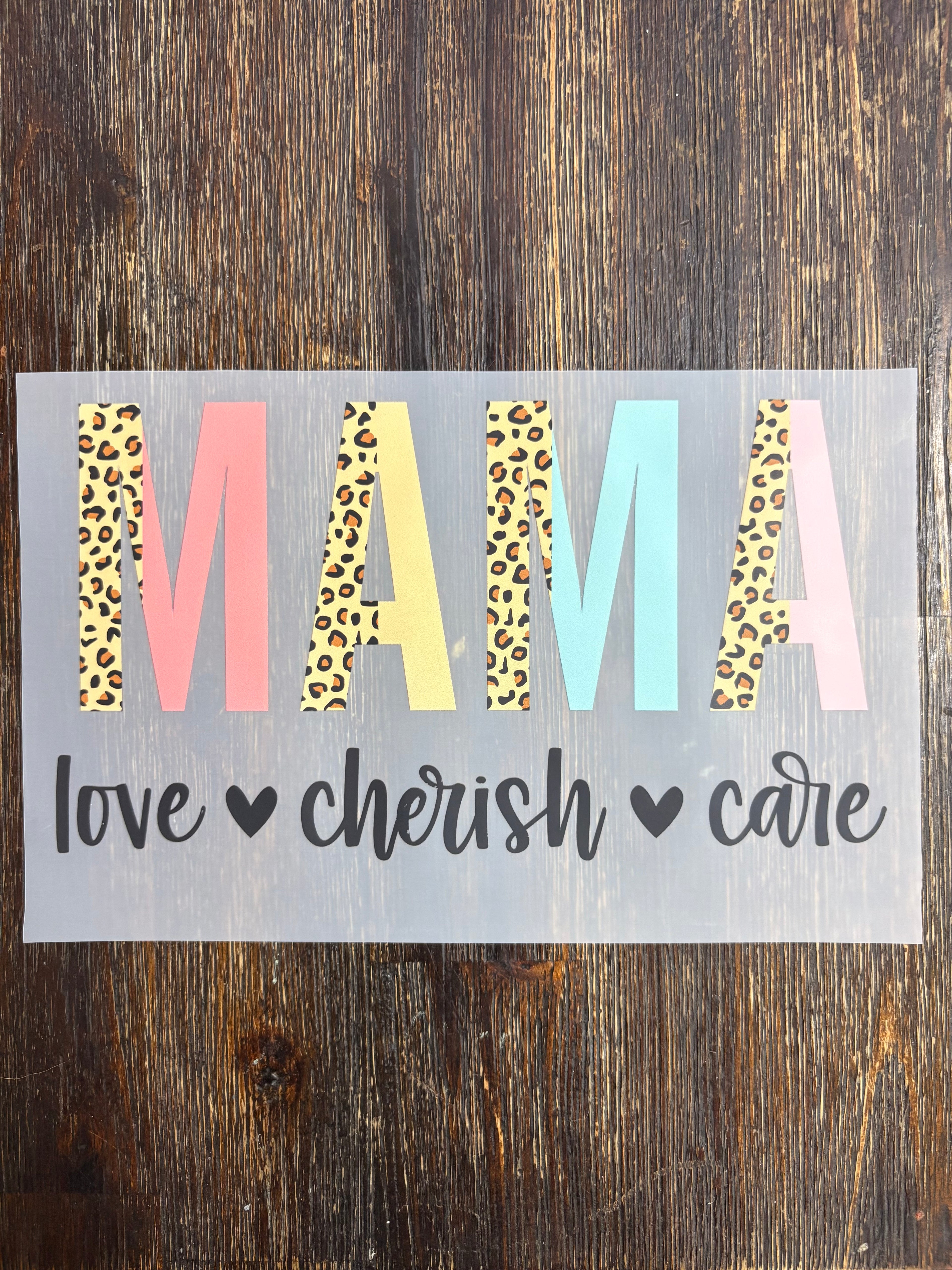 MAMA and MOM DTF transfers