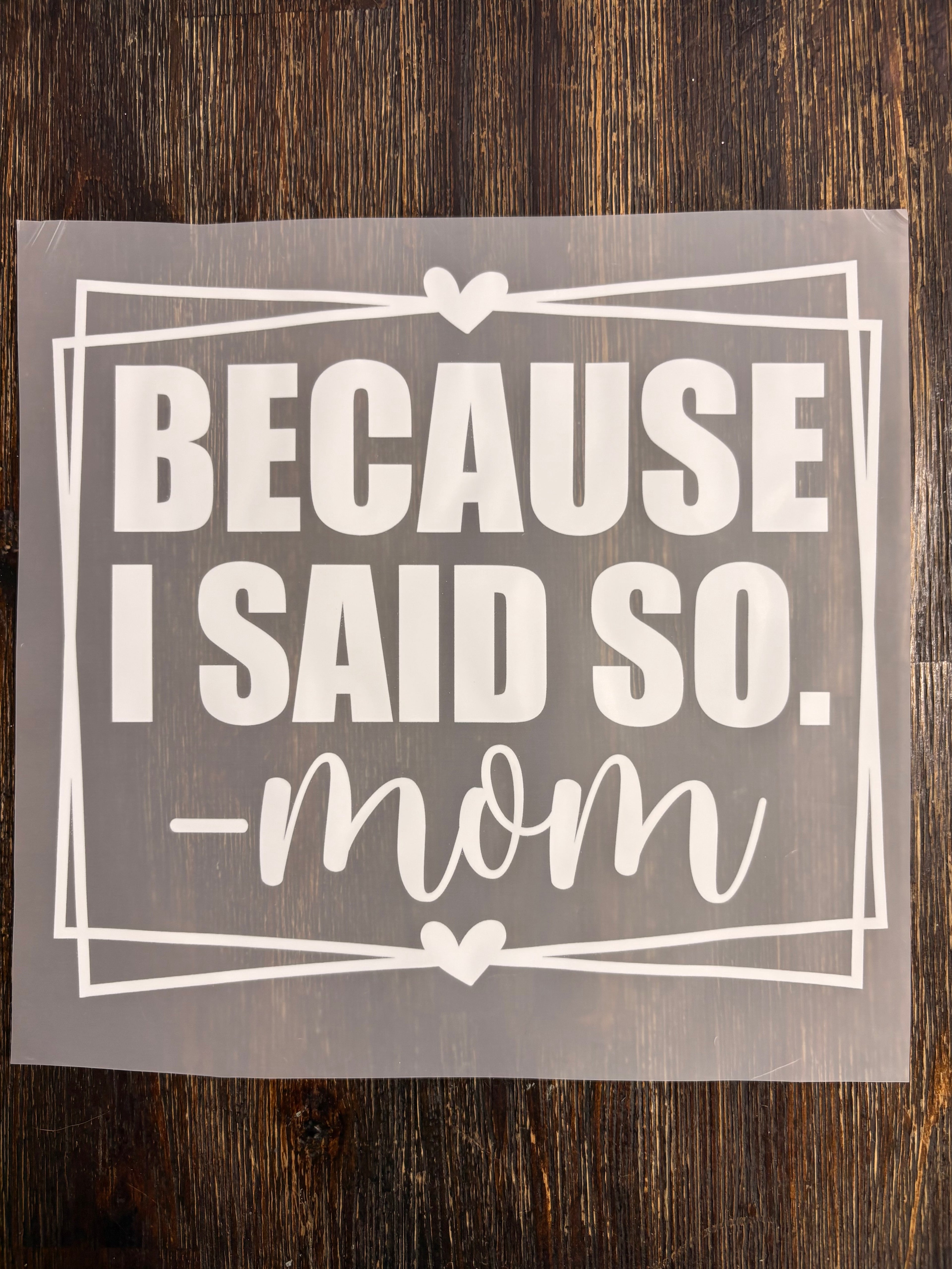 MAMA and MOM DTF transfers