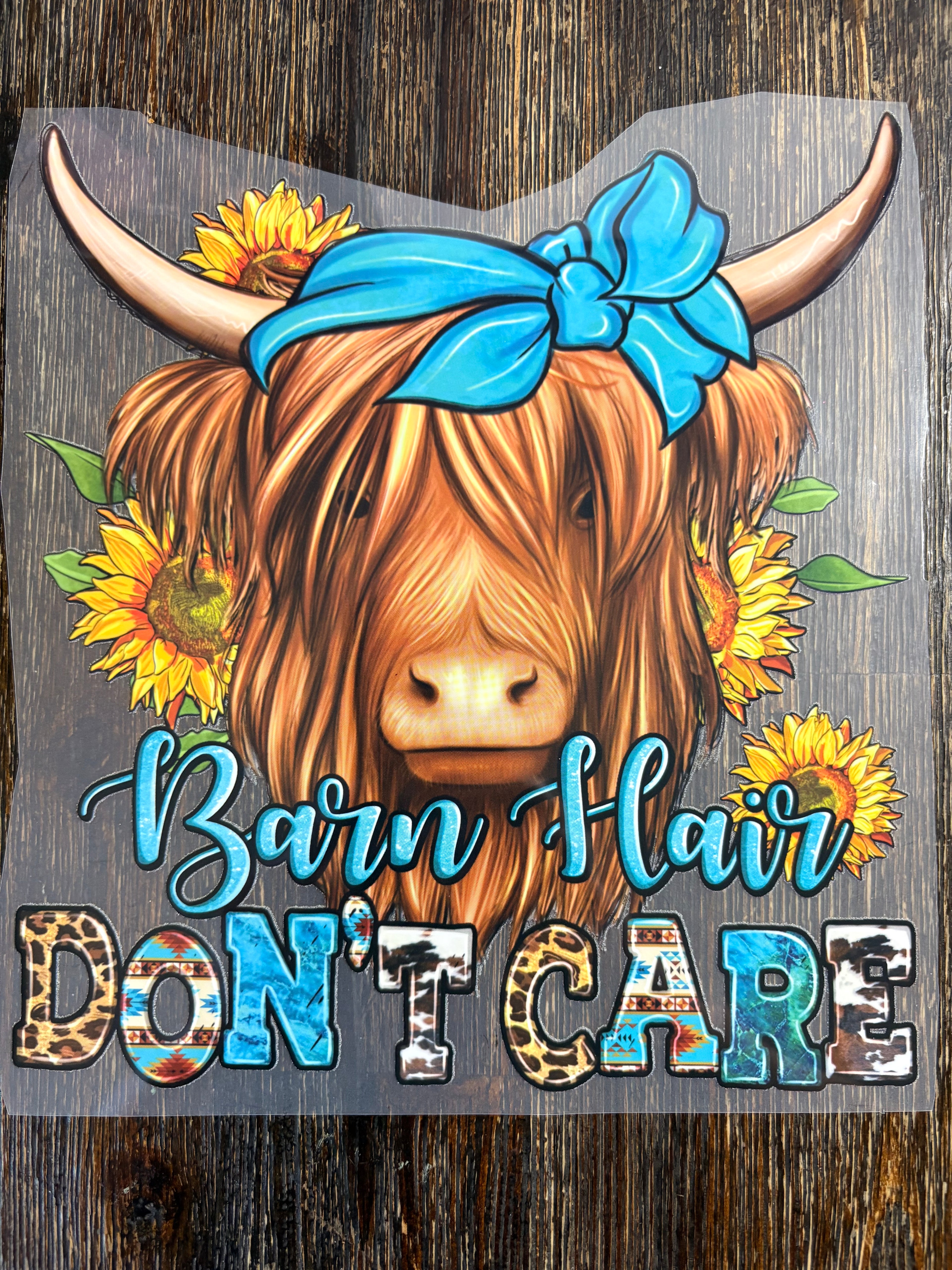 Highland Cow #2 DTF Transfers