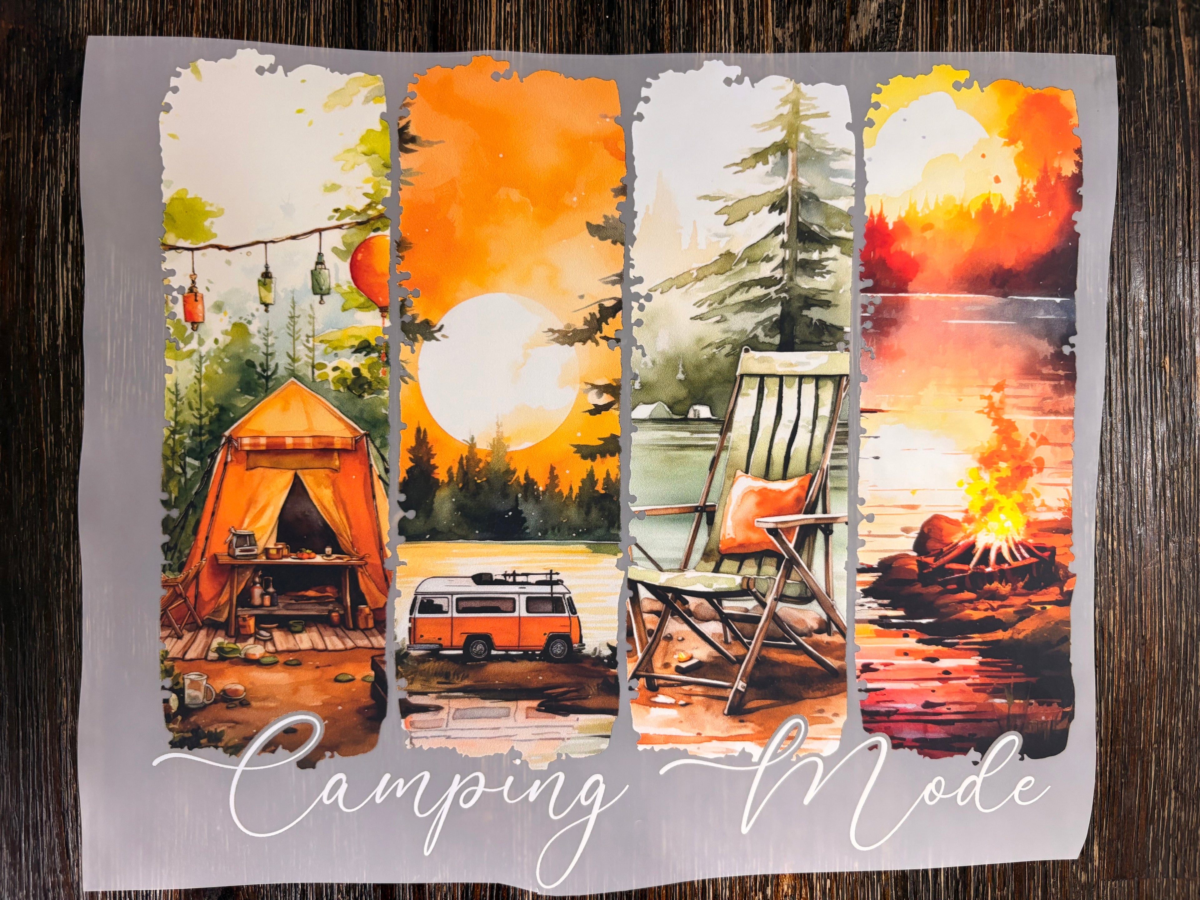 Camping Mode DTF Transfers