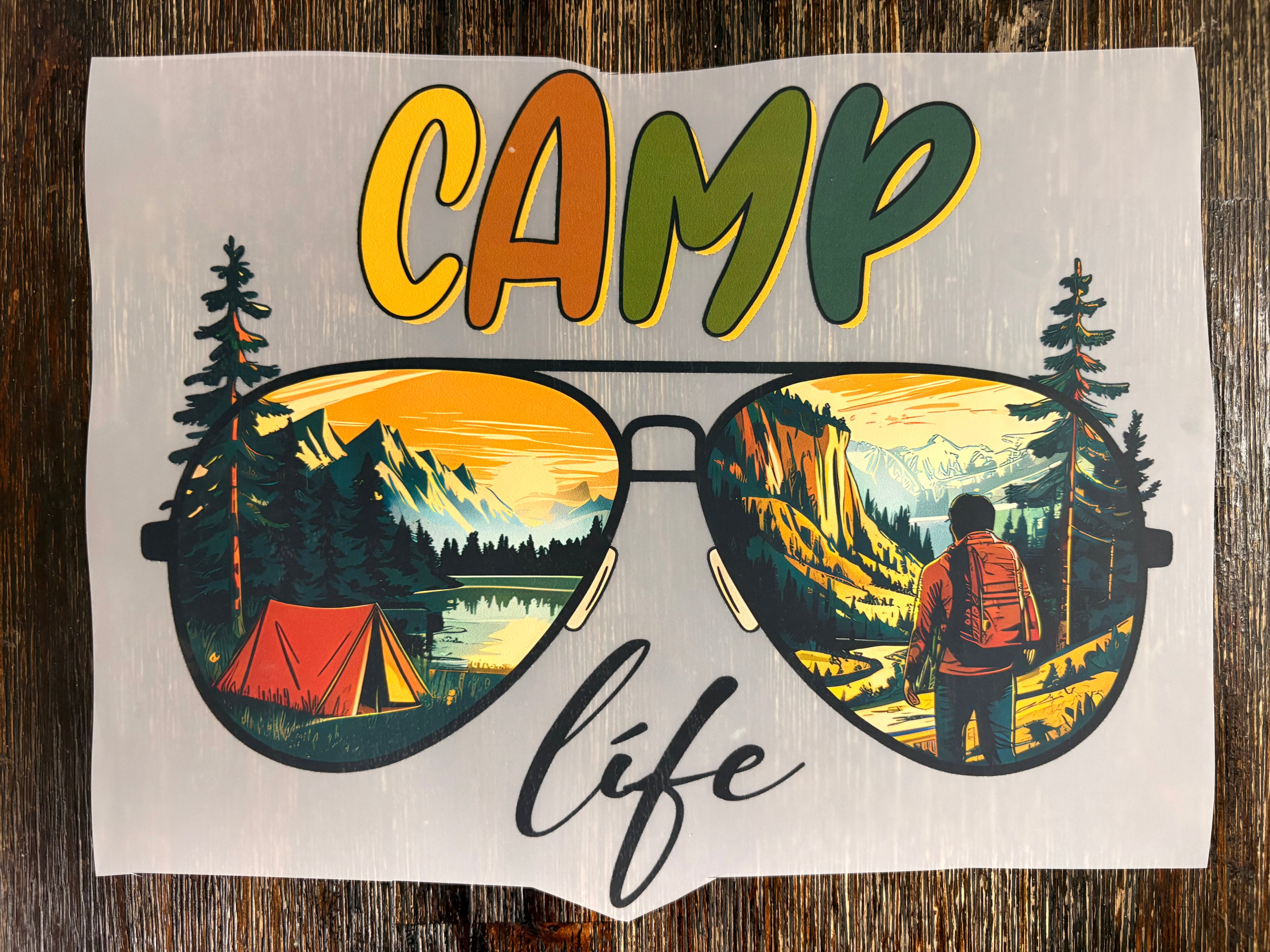 Camping Mode DTF Transfers