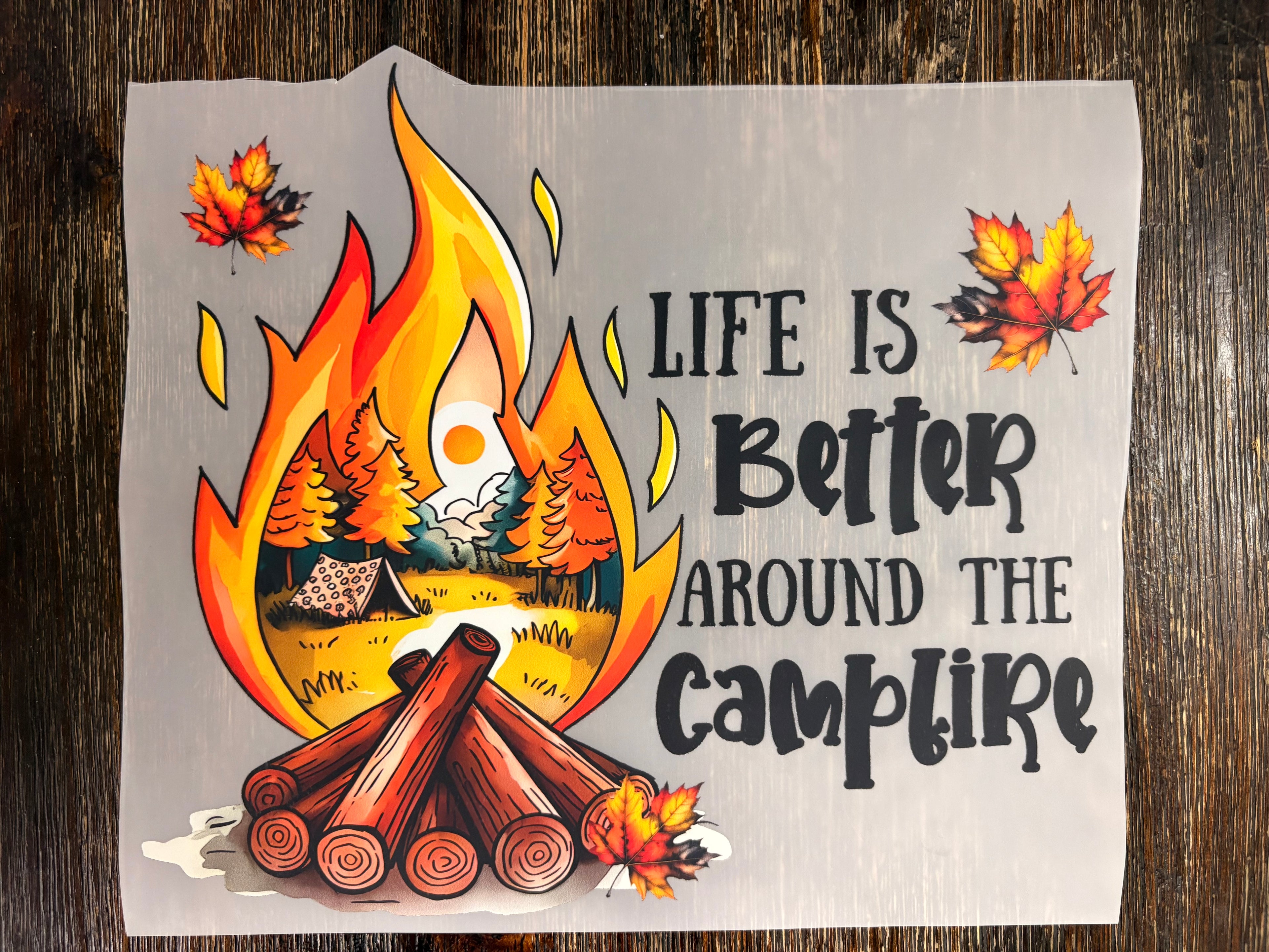 Camping Mode DTF Transfers
