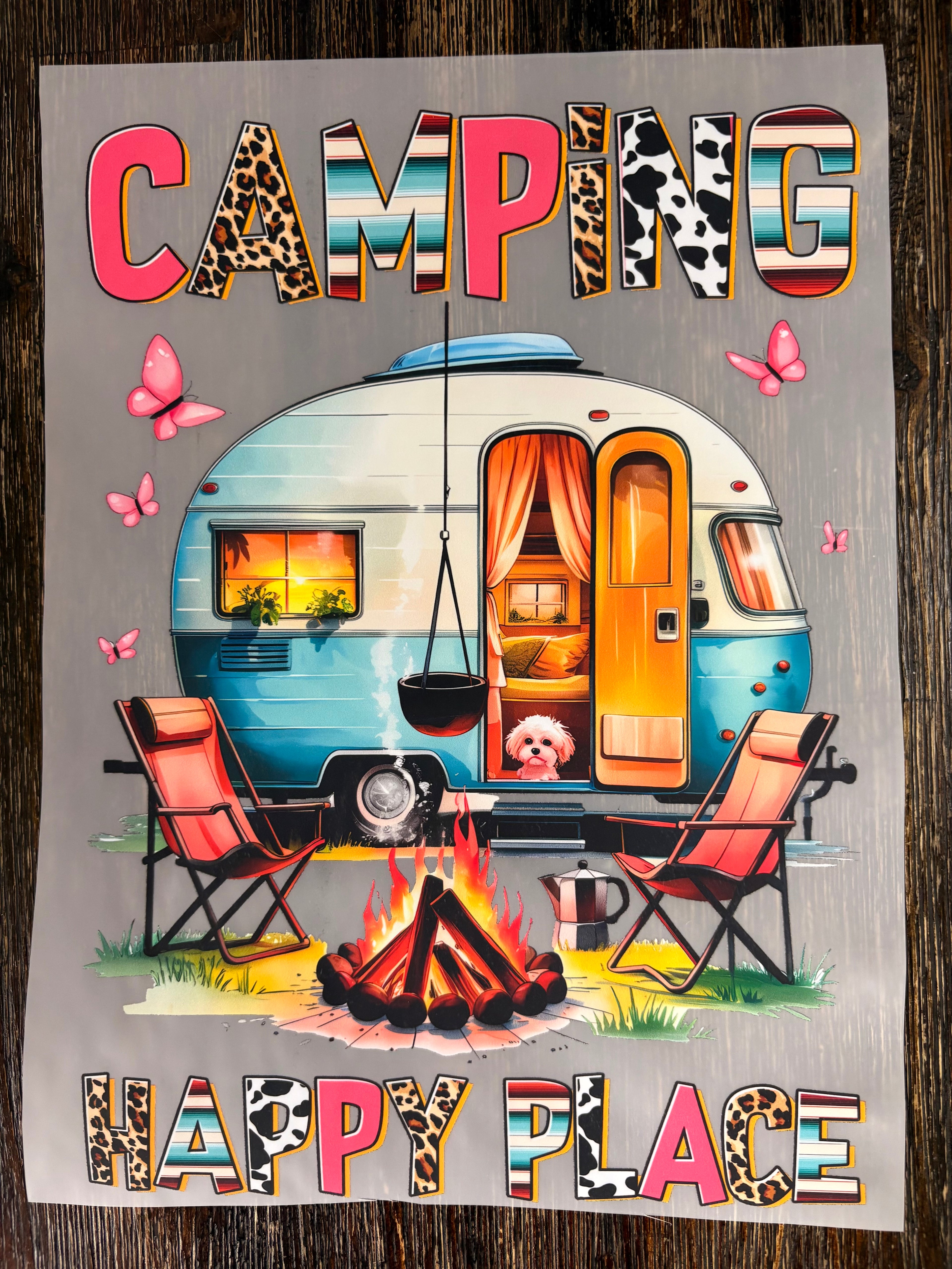 Camping Mode DTF Transfers